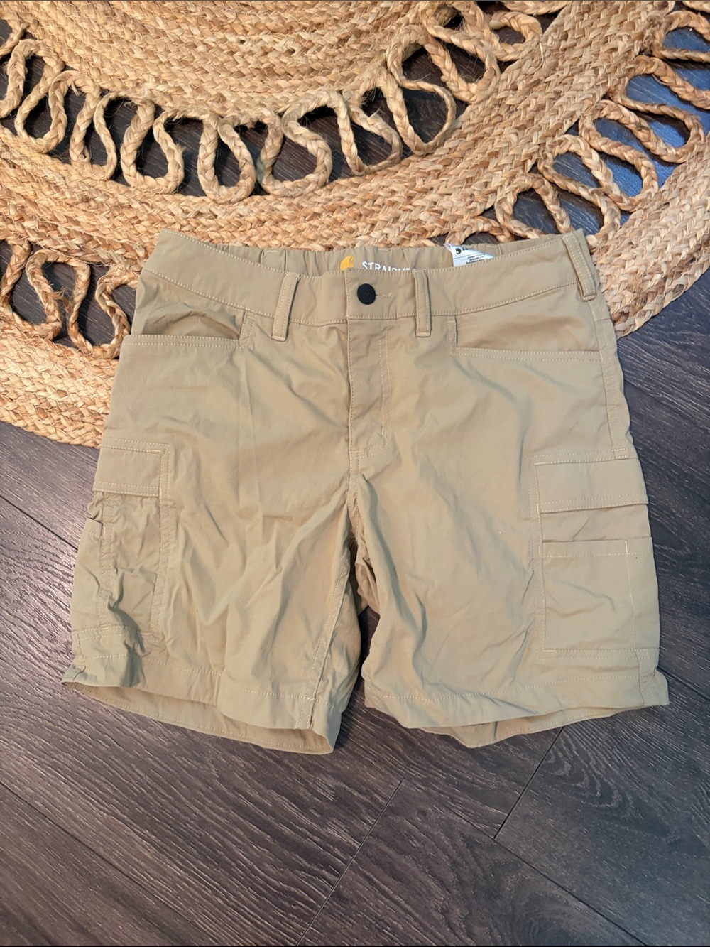 Force Madden Cargo Short Straight Fit Size 8 Cream